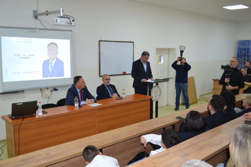 Pensionohet Prof. Dr. Naim Mustafa pas një karriere të shquar akademike dhe institucionale